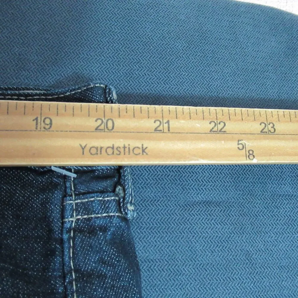 Vintage Levis 501 Jeans Mens 42x32 Blue Denim Straight Button Fly 90s Dark Wash